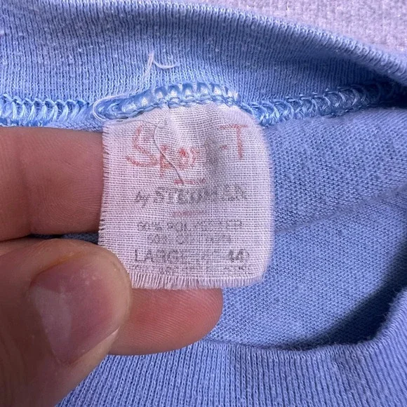 1983 NCCC Corvette Convention Indiana‎ Mens Light Blue T Shirt Large - Picture 4 of 14